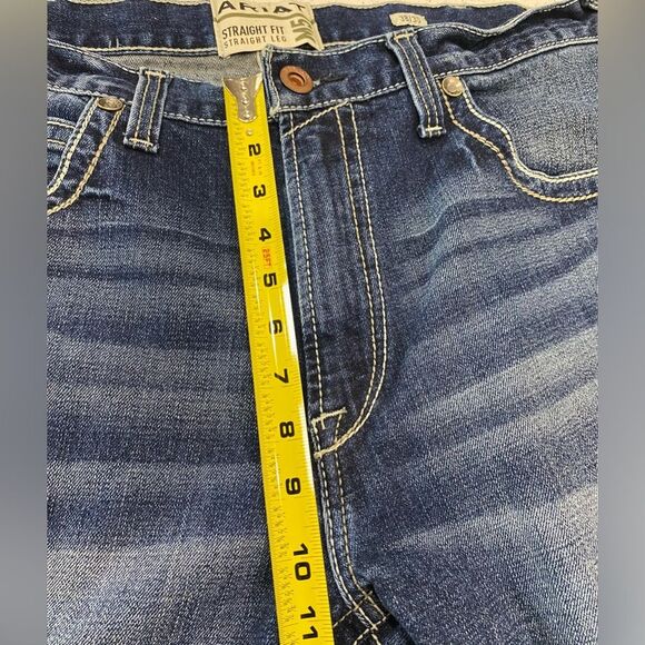 Ariat M5 Straight Fit Jeans Men’s 38x30 Dark Wash Stretch Denim. LNWO Tags - Picture 11 of 13